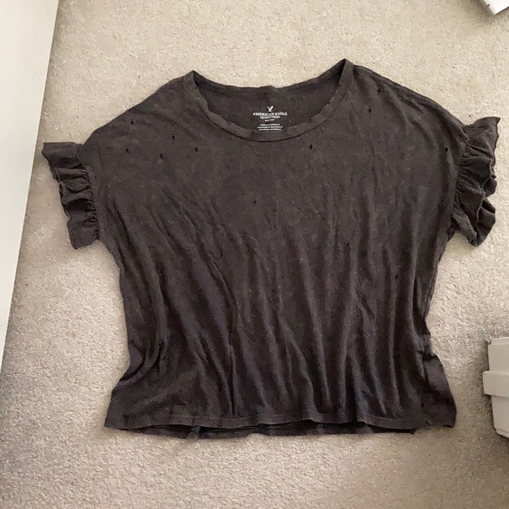 American Eagle Distressed Top